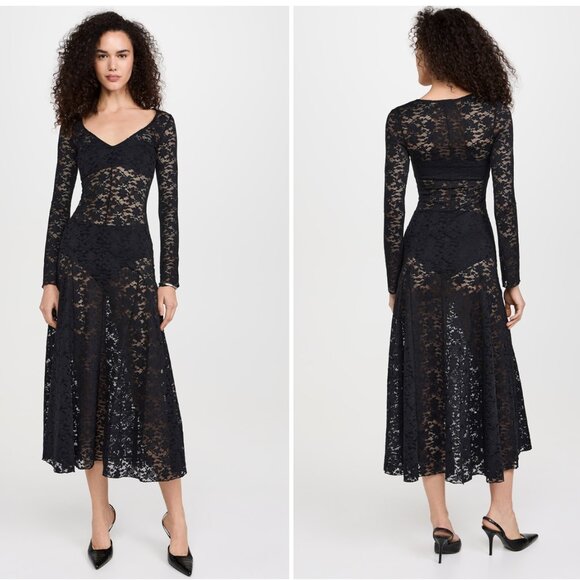 Gimaguas Tess Dress Black Lace Dress sz Small - Picture 2 of 5